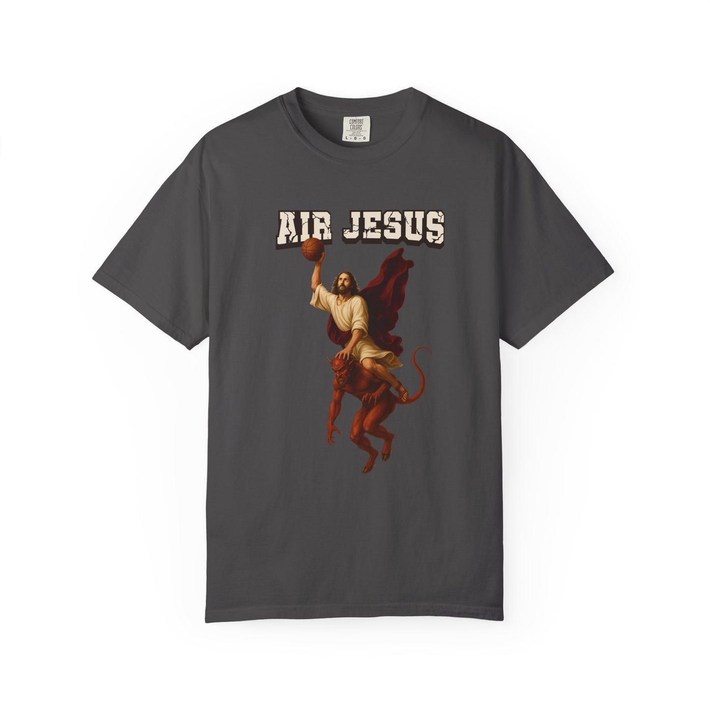 Jesus Dunking Basketball Christian T-Shirt | Air Jesus