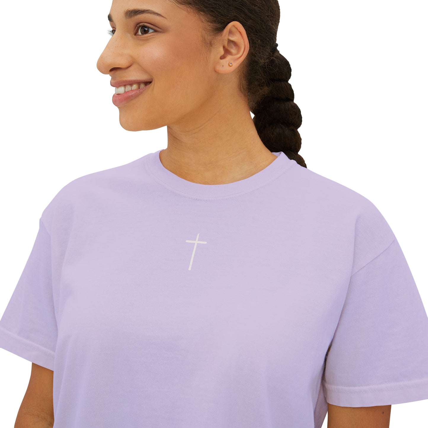 Jesus Saves Cropped Christian T-Shirt – Ephesians 2:8-9