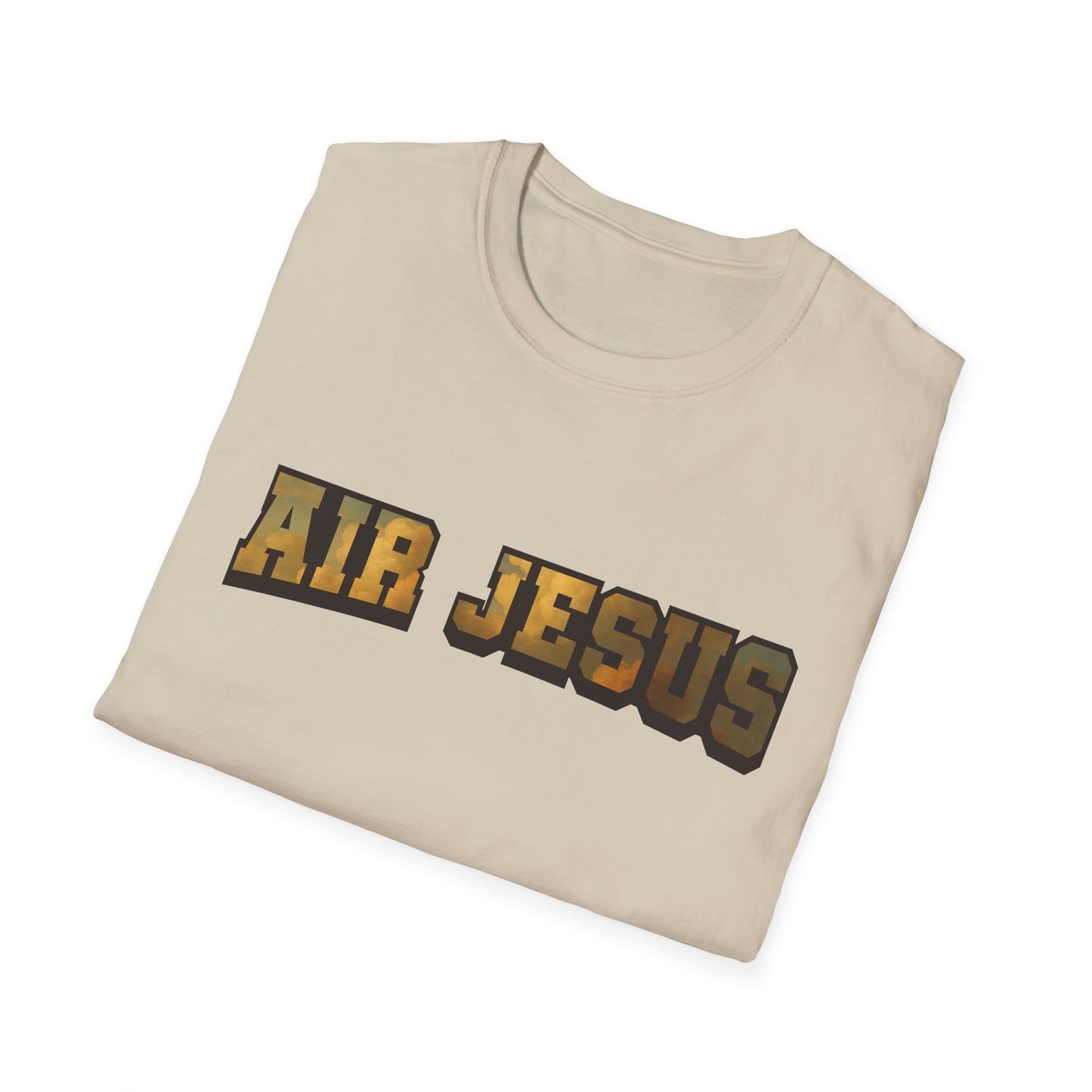 Air Jesus Golden Clouds Christian T-Shirt