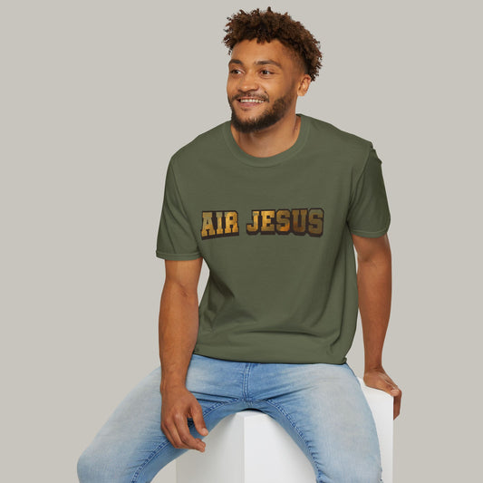 Air Jesus Golden Clouds Christian T-Shirt
