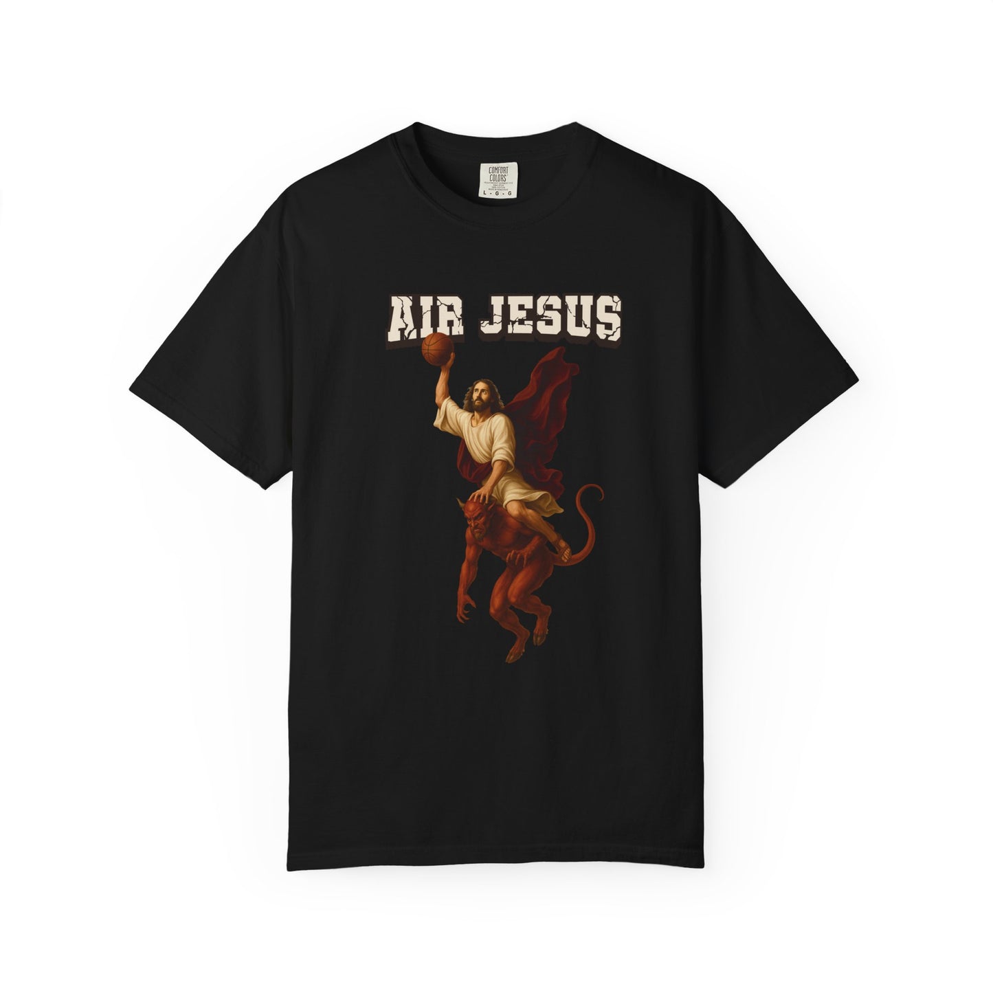 Jesus Dunking Basketball Christian T-Shirt | Air Jesus