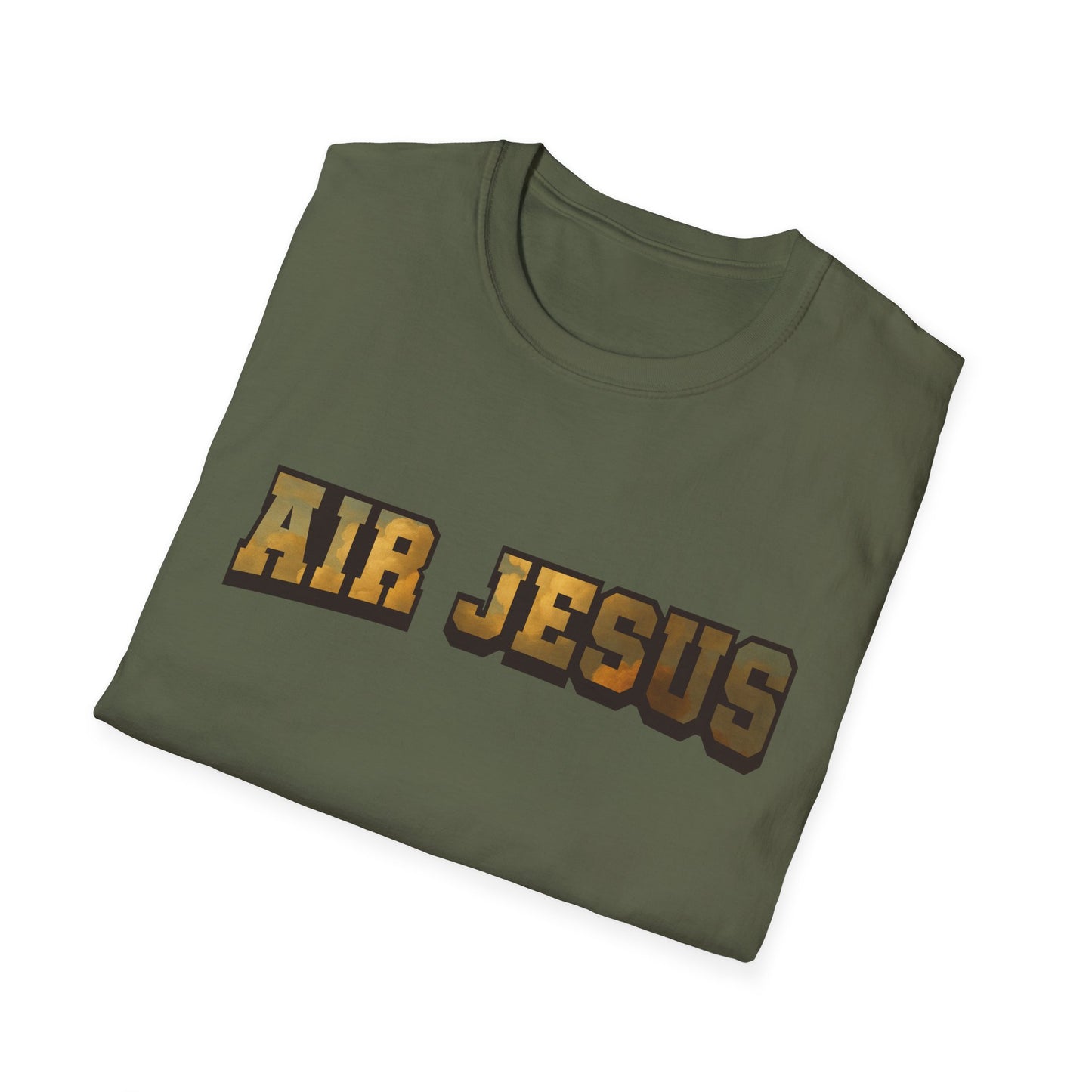 Air Jesus Golden Clouds Christian T-Shirt