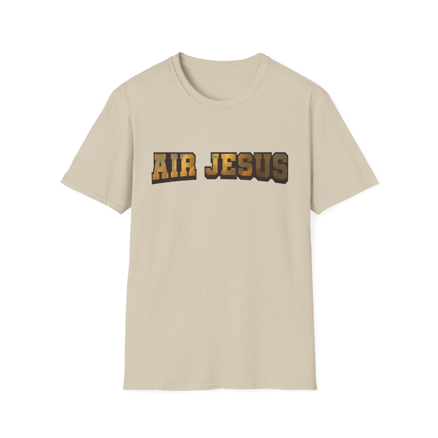 Air Jesus Golden Clouds Christian T-Shirt