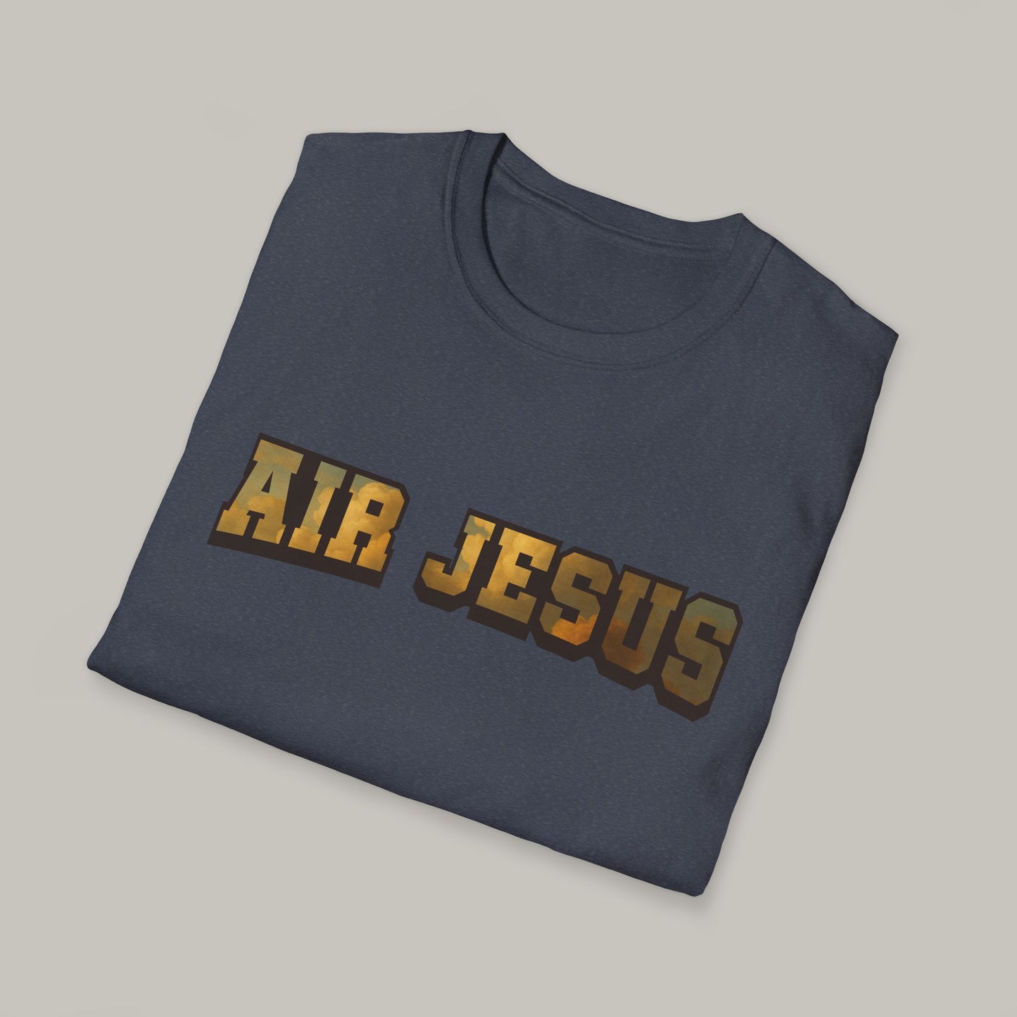 Air Jesus Golden Clouds Christian T-Shirt