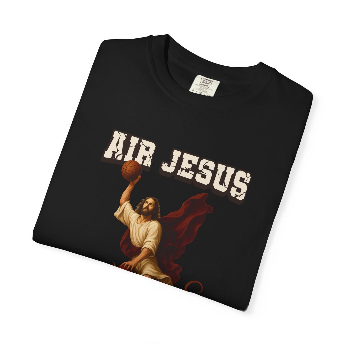 Jesus Dunking Basketball Christian T-Shirt | Air Jesus