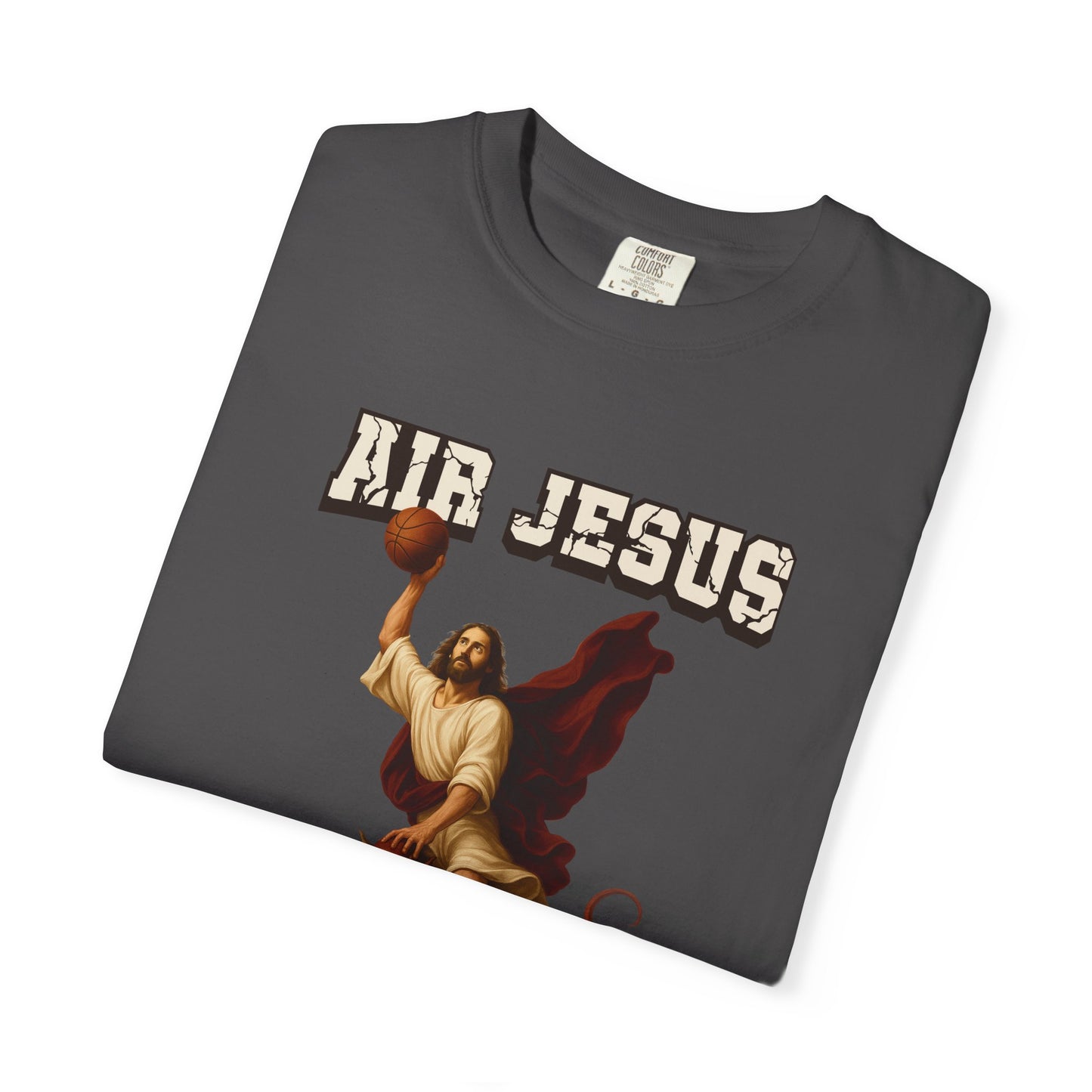 Jesus Dunking Basketball Christian T-Shirt | Air Jesus