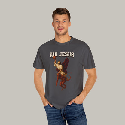 Jesus Dunking Basketball Christian T-Shirt | Air Jesus