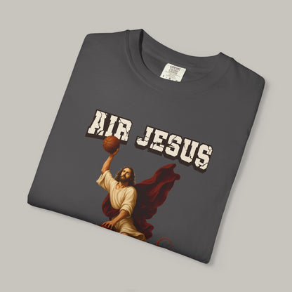 Jesus Dunking Basketball Christian T-Shirt | Air Jesus