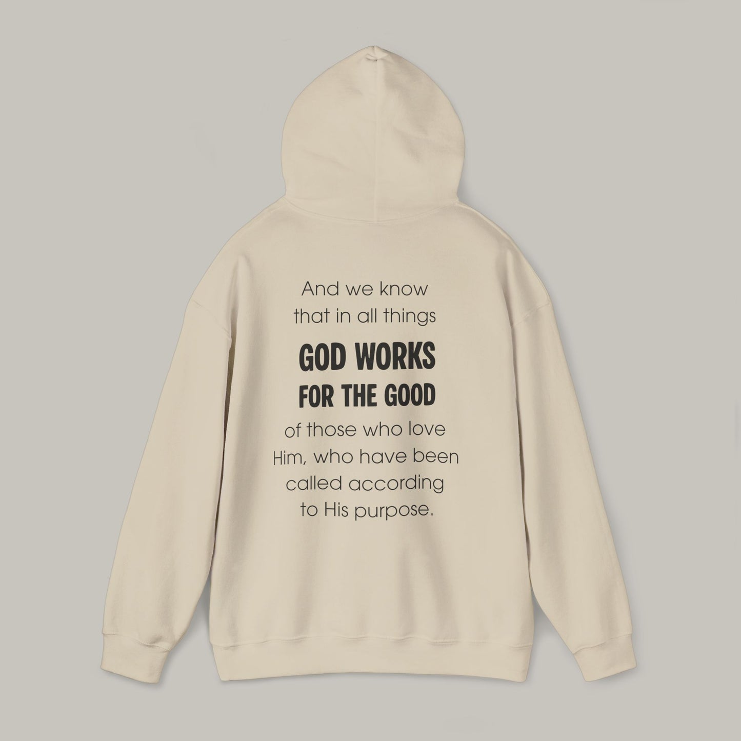 Unisex Charlie Kirk FREEDOM Hoodie – Romans 8:28 “God Works for the Good”