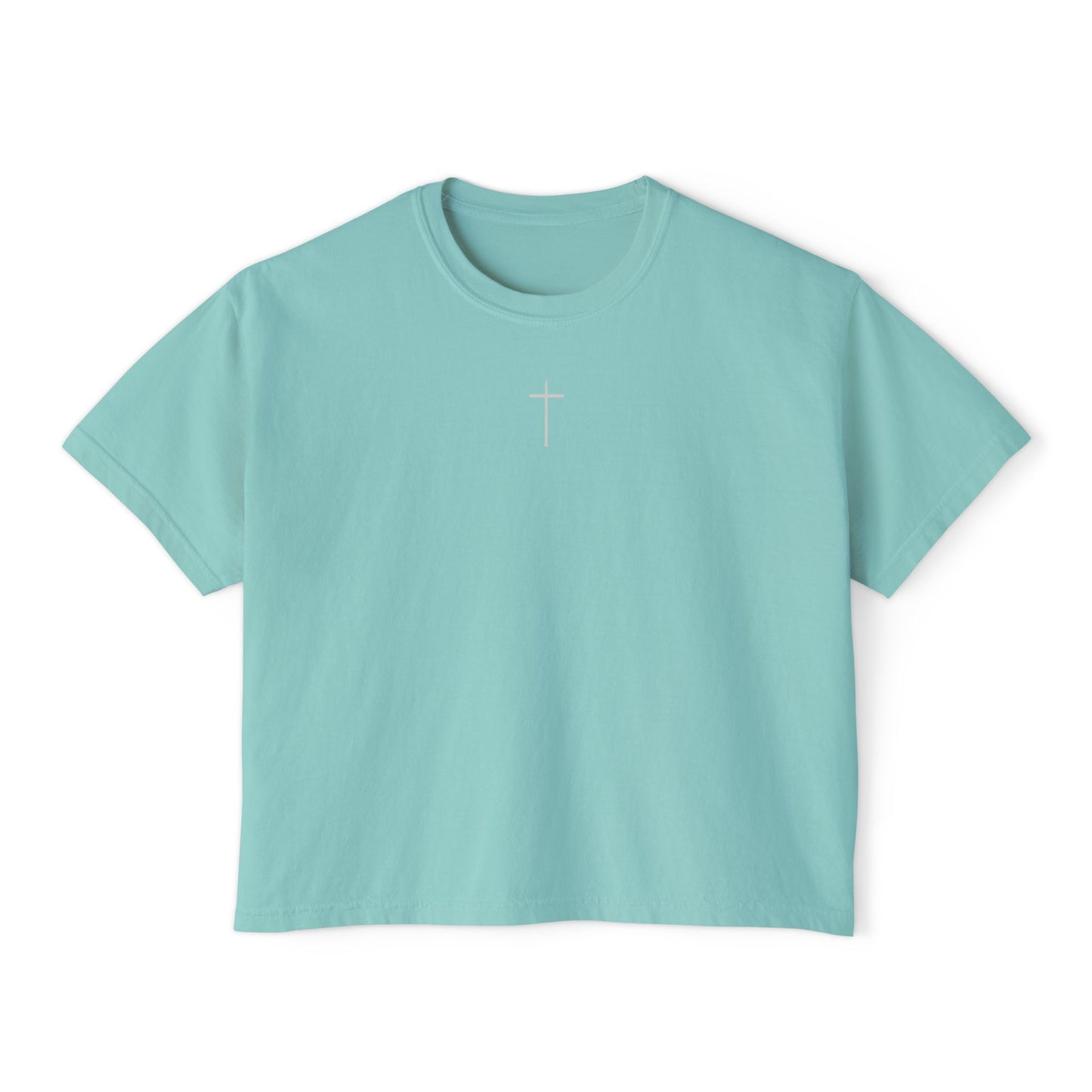 Jesus Saves Cropped Christian T-Shirt – Ephesians 2:8-9