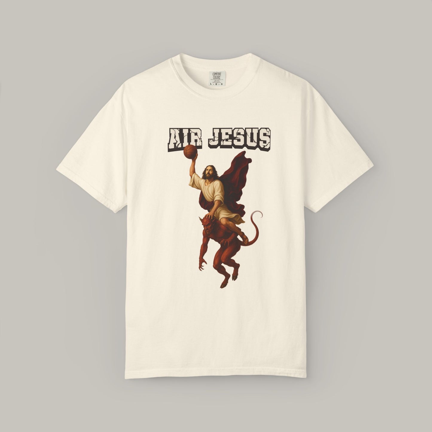 Jesus Dunking Basketball Christian T-Shirt | Air Jesus