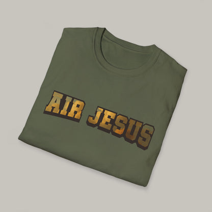 Air Jesus Golden Clouds Christian T-Shirt
