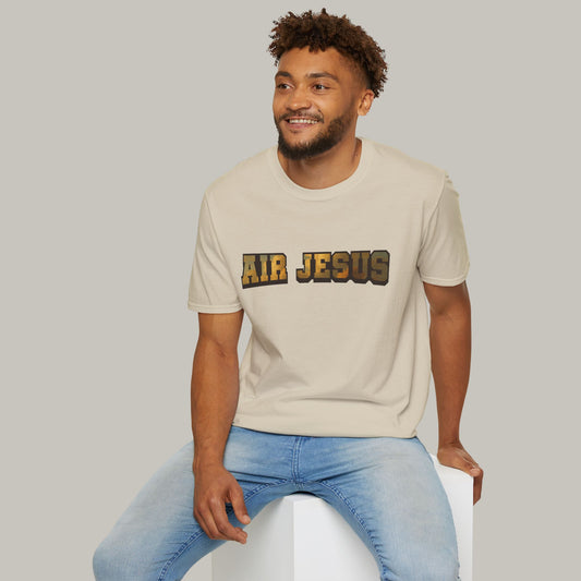 Air Jesus Golden Clouds Christian T-Shirt