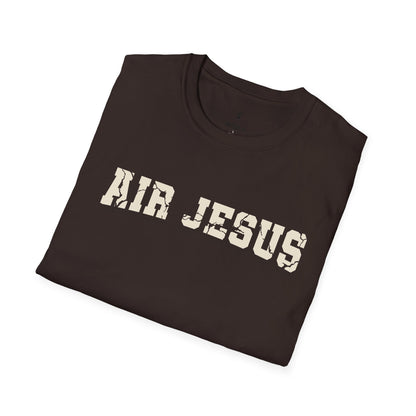 Air Jesus Cracked Text Christian T-Shirt