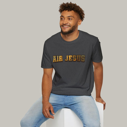Air Jesus Golden Clouds Christian T-Shirt