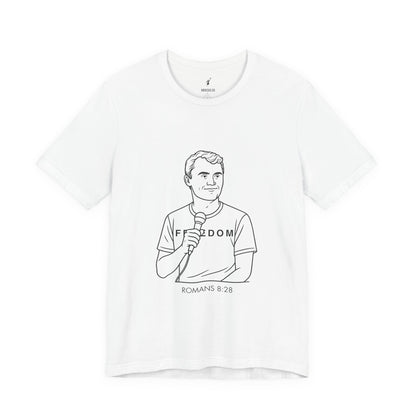 Charlie Kirk All Things Work Together Unisex T-Shirt — Romans 8:28