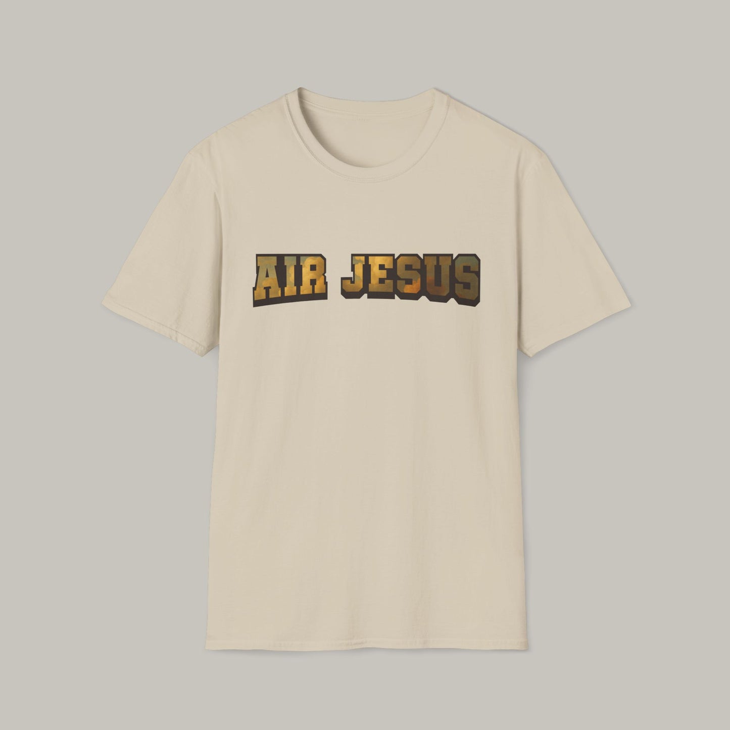 Air Jesus Golden Clouds Christian T-Shirt