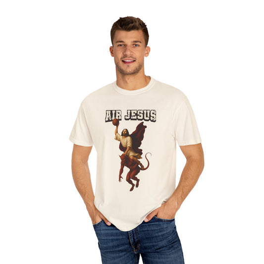 Jesus Dunking Basketball Christian T-Shirt | Air Jesus