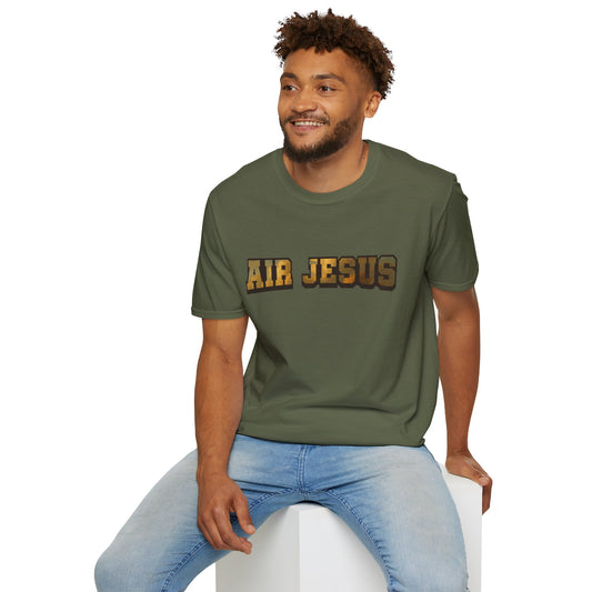 Air Jesus Golden Clouds Christian T-Shirt