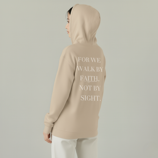 Walk by Faith Hooded Sweatshirt — 2 Corinthians 5:7