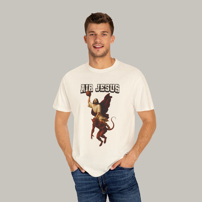 Jesus Dunking Basketball Christian T-Shirt | Air Jesus