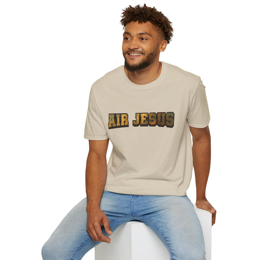 Air Jesus Golden Clouds Christian T-Shirt