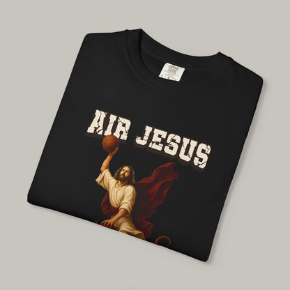 Jesus Dunking Basketball Christian T-Shirt | Air Jesus