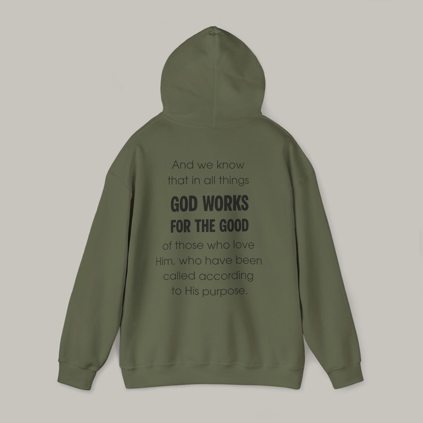 Unisex Charlie Kirk FREEDOM Hoodie – Romans 8:28 “God Works for the Good”
