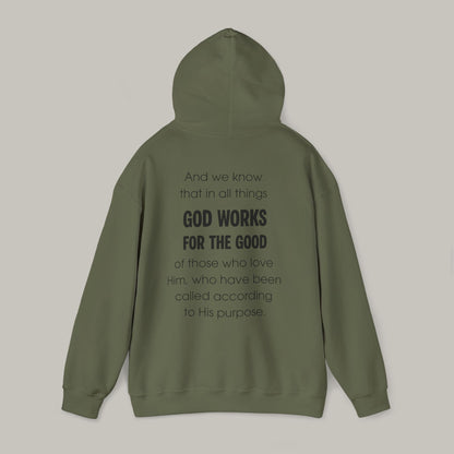 Unisex Charlie Kirk FREEDOM Hoodie – Romans 8:28 “God Works for the Good”