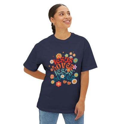 Jesus Lover Oversized Christian T-Shirt | Air Jesus