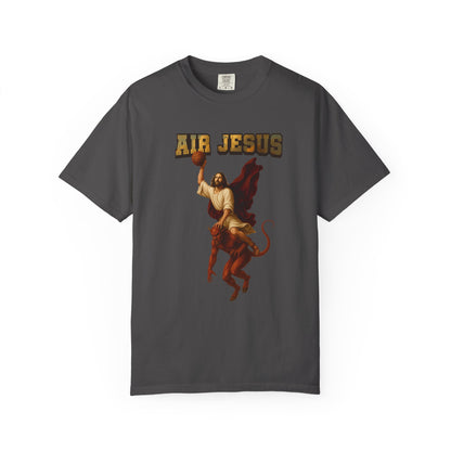 Jesus Dunking Basketball Clouds Christian T-Shirt | Air Jesus