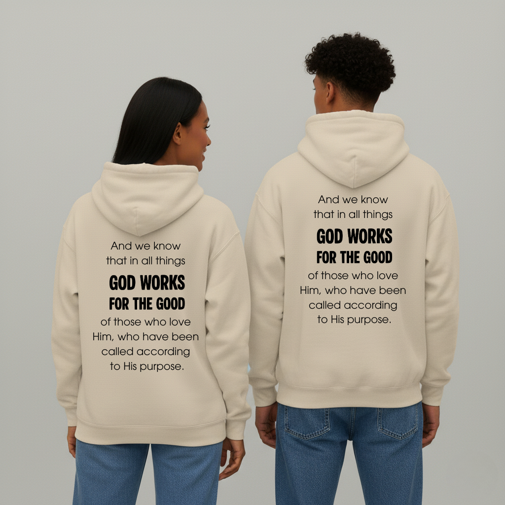 Unisex Charlie Kirk FREEDOM Hoodie – Romans 8:28 “God Works for the Good”