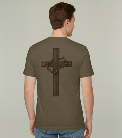 Cross & Crown T-Shirt – Air Jesus