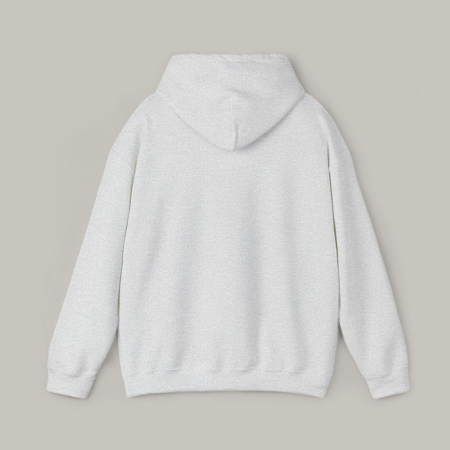 Gray hoodie on a beige background