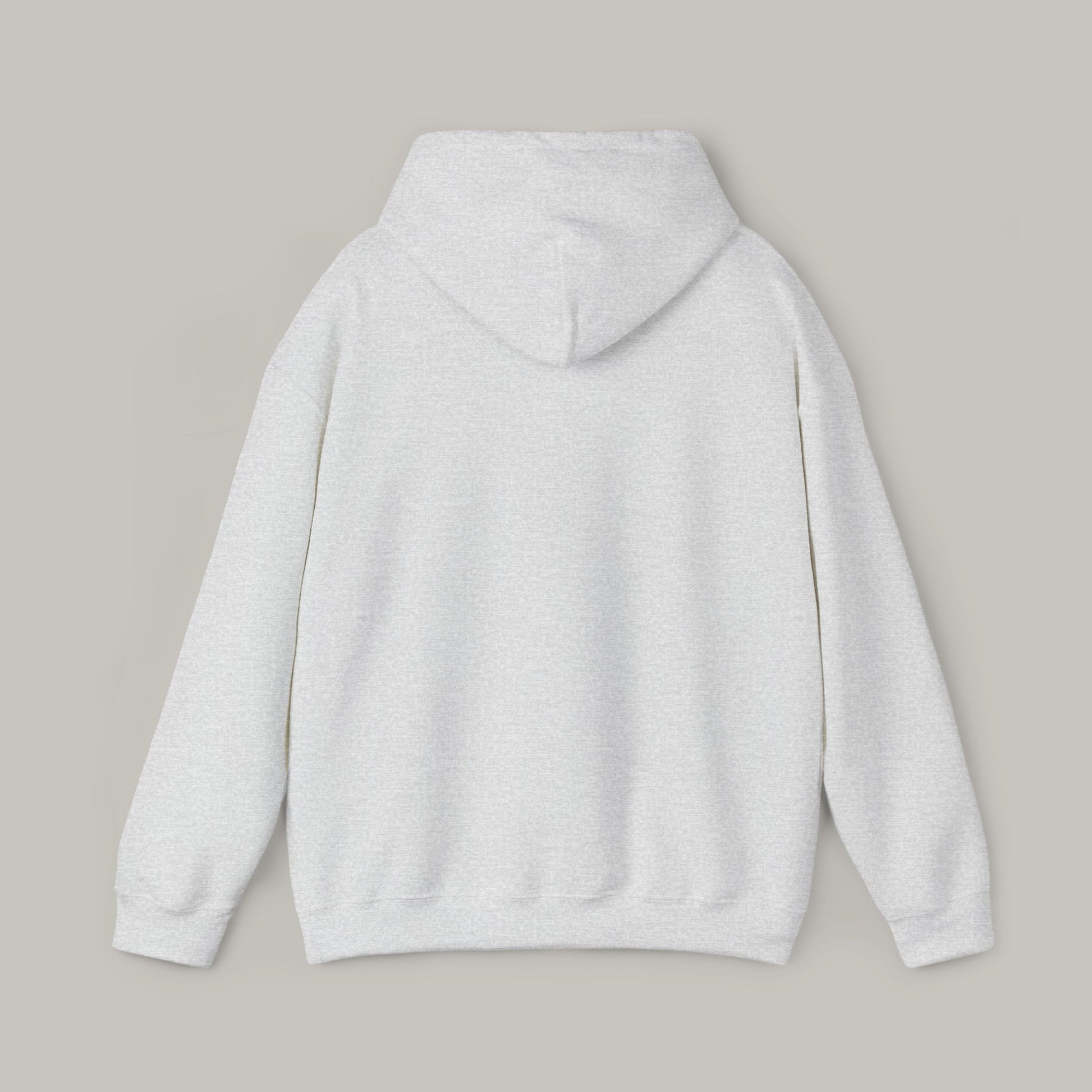 Gray hoodie on a beige background