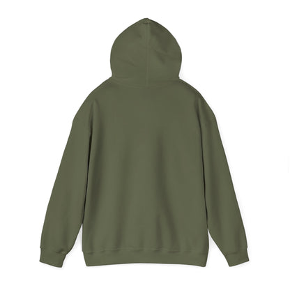 Green hoodie on a white background
